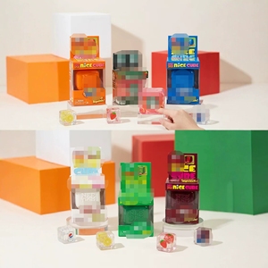 Red, green, orange, pink ice cubes, <strong>Nido</strong> squeeze toys, soft and tactile toys, squeeze toys - Product Image 4