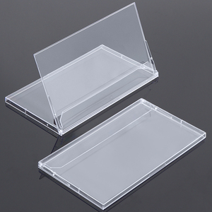 SUNSHING 7.5inch Display Plastic Table <b>Stand</b> Calender Acrylic Poster Brochure <b>Stand</b> PS Landscape Jewel Case Desktop Calendar - Product Image 3