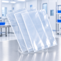 Sacs aseptiques transparents en PE flexibles à fermeture auto-adhésive pour composants d'environnement contrôlé - Fournisseur en gros