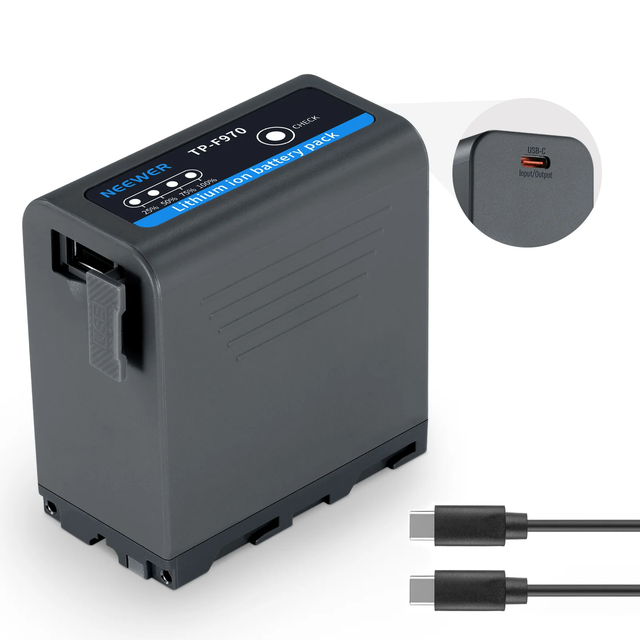 NEEWER TP-F970 Replacement for NP-F970 Battery 10500mAh