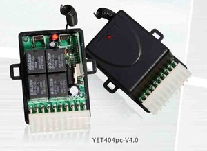 Sản xuất phổ <span class=keywords><strong>Transmitter</strong></span> và Receiver 4CH cửa tự động mở mã 12-30V điều khiển cho cửa nhà để xe YET404-v4.0 - Product Image 3