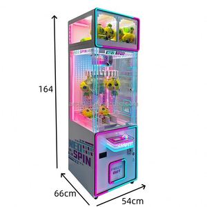 Máquina de garras operada con monedas Baihui Animation Lucky Wheel, juego de premios y máquina de regalos con pinza de metal, plástico y hierro duraderos - Product Image 2