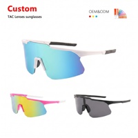 Lunettes de sport, lunettes de course, lunettes de soleil extra-larges coupe-vent, lunettes de randonnée décontractées, lunettes de plein air pour hommes, légères, imperméables, anti-rayures
