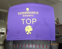 Support Samples CUSTOM LOGO Party Stretch Fabric Dining Banquet Seat Chair Back Cover Wedding Spandex Chair Cover