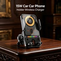 Produits uniques à vendre en ligne : Chargeur de voiture sans fil intelligent à serrage automatique, support de téléphone à charge rapide 15W pour iPhone