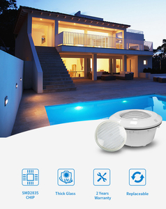 Lumière <span class=keywords><strong>LED</strong></span> pour <span class=keywords><strong>piscine</strong></span> certifiée IP68 <span class=keywords><strong>avec</strong></span> commande WiFi, <span class=keywords><strong>ampoule</strong></span> de remplacement PAR56 en verre, 12V 18W/24W/35W, lumière sous-marine RGB - Product Image 5