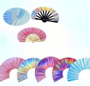 Natural PVC Hand Fan Plastic Angel Style with Floral <b>Pattern</b> for Home Decoration or Business Gifts Features Keychain Design - Product Image 4