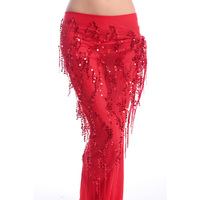 Costumes de danse du ventre tendance, avec paillettes et franges, ceinture de danse du ventre indienne pour femmes