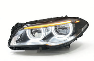 Faro Delantero de Doble Color para <span class=keywords><strong>BMW</strong></span> Serie 5 F10 F18 <span class=keywords><strong>520i</strong></span> 525i, Luz de Circulación Diurna 2011-2017, Estilo Ojos de Ángel - Product Image 4