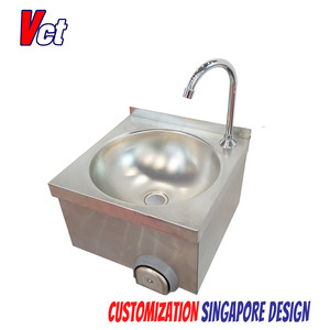 VICTORY Évier manuel commercial en acier inoxydable à suspension murale Offre Spéciale pour hôtels, restaurants, hôpitaux et laboratoires Inox Fournitures - Product Image 3