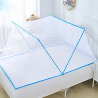 Moustiquaire de lit pliable moderne et populaire en polyester 100 % pour adultes, idéale pour les activités de plein air en été