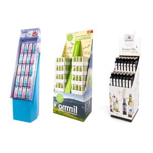 Exhibidor de Piso de Cartón de 4 Niveles con Logotipo Personalizado, Exhibidor de Productos de Papel para Comida y Aperitivos, Estante de Exhibición para Supermercados - Product Image 5