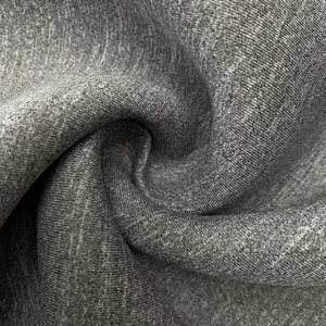 Trung Quốc Nhà sản xuất <span class=keywords><strong>Polyester</strong></span> Spandex 3D Scuba đan màu Xám melange vải cho phụ nữ mềm ăn mặc may mặc dệt kim căng - Product Image 2