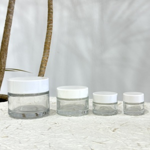 Mờ hổ phách lọ thủy tinh 50 ml Matte Brown Glass Jar 50 <span class=keywords><strong>gram</strong></span> rỗng Glass <span class=keywords><strong>container</strong></span> Mặt Kem Jar với nắp tre cho mặt kem - Product Image 5