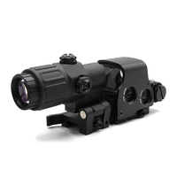 5d Era 558 Red Green Dot Sight and G33 3x Magnifier With Qd Flip up Quick Mount Optical Reflex Scope 20 Levels Brightness