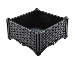 Pot de légumes carré moderne Boîte de plantation <span class=keywords><strong>en</strong></span> <span class=keywords><strong>plastique</strong></span> durable pour le jardinage urbain | Élégant et fonctionnel - Product Image 1