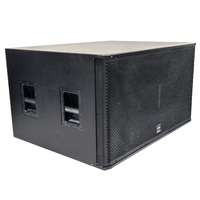 Haut-parleurs professionnels INSIGAI Dual 18 pouces haute puissance 8000W 4000W 2000W, caisson de basses double 18 pouces