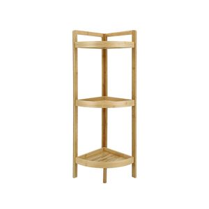 3-Tier <b>Corner</b> Shower Caddy <b>Stand</b> Wood Shower Organizer Standing Durable <b>Corner</b> Shelf Space-Saving Design Storage for Living Room - Product Image 4