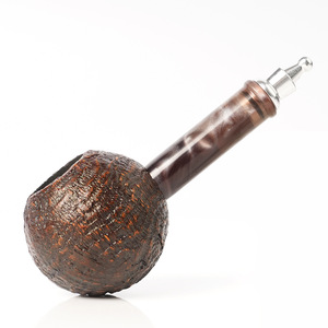 Muxiang Briarwood Golf Pipe Straight Type Handmade With Filter Tobacco Pipe - Product Image 5