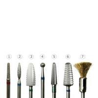 HYTOOS Carbure Ongles Foret Ensemble 3/32 "7 Pièces/ensemble Rotatif Clou Fraise pour Manucure Ongles Accessoires Outils De Salon