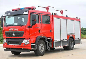 Camión de Bomberos Howo 4*2 Diésel 2025 con Tanque de Agua de 8m y Espuma de 2cbm para Rescate de Emergencia, Uso Municipal e Industrial - Product Image 2