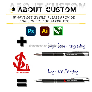 Nouvelle Promotion Stylos Bille Métalliques Abordables avec Impression Laser Personnalisée Logo de Marque Gravé <span class=keywords><strong>Stylo</strong></span> Bille Cadeau en Aluminium - Product Image 2