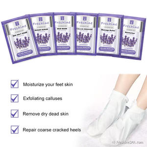 Produits de beauté et de soins personnels, kit de pédicure de luxe, gommage jetable des pieds, massage au beurre, spa, 6 étapes - Product Image 3