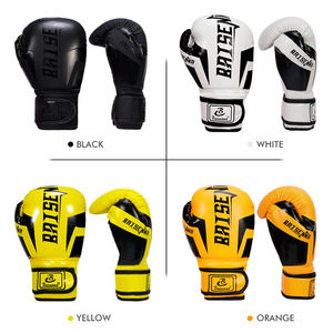 <span class=keywords><strong>Guantes</strong></span> de boxeo ligeros y cómodos de espuma de alta densidad con sistema de ventilación Absorción de sudor para un uso prolongado en artes marciales - Product Image 2