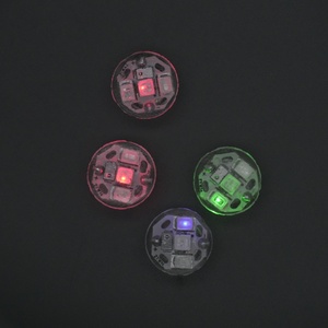 LED Shoe Light Small 1.2cm Diameter Mini Round Vibrating <strong>Red</strong> Green Blue Flashing Light Accessory Headlights Kids Mini Round <strong>Croc</strong> - Product Image 6