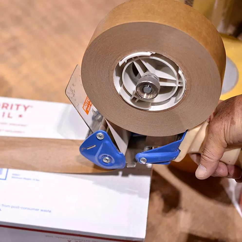 Dispensador de cinta de papel Kraft con Activación de agua de embalaje engomado