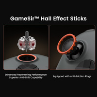 Manettes de Jeu GameSir Nova 2 Lite pour PC, Switch 2, Nintendo Switch, Steam, iOS, Android avec Joysticks à Effet Hall