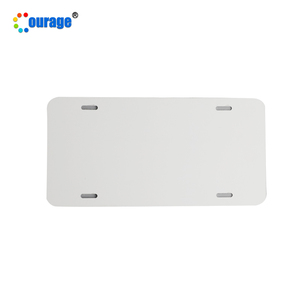 Placas de Matrícula de Aluminio Blancas para Sublimación, 6x12 Pulgadas, 0.22mm, 0.45mm, 0.65mm, 1mm de Grosor, con 4 Orificios, Gran Venta - Product Image 1