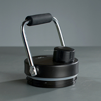 Bouteille d'eau de sport en acier inoxydable de grande capacité 1,5L/2L Couvercle à double paroi pour bouteille de bière sous vide thermos avec poignée pour barils de glace
