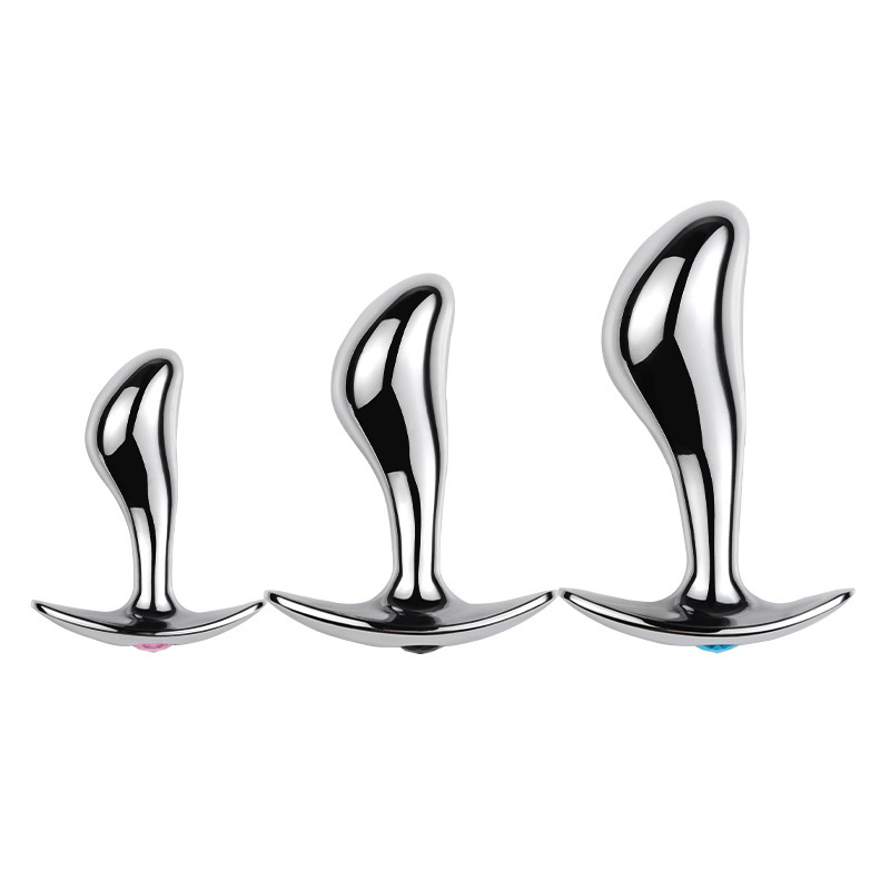 Stainless Steel Anal Plug for Women Men Dildo Anus Dilator