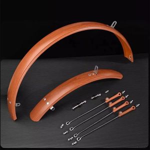 Guardabarros de resina Vintage para bicicleta plegable D5 totalmente cubierto con barro, excepto guardabarros deflectores de agua para bicicleta Vintage D7 de 16 "20" - Product Image 4