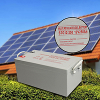 Aerdu — batterie solaire au plomb, 12V, 250ah, piles en acide et plomb