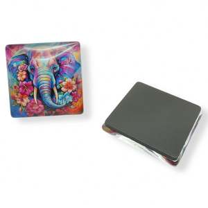 Autocollant en verre cristal, aimant de réfrigérateur en verre avec motif animal, personnalisé - Product Image 3