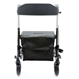 Andadores para Personas Mayores, Andador con Ruedas Folade con Asiento, Ruedas de 8 Pulgadas, Andador Plegable con Respaldo y Cable Incorporado - Product Image 4