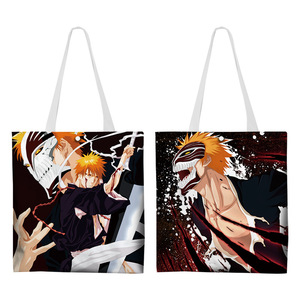 250 <strong>Designs</strong> Anime Cartoon Shoulder Nylon <strong>Pattern</strong> Bag Bleach Canvas Bag - Product Image 1