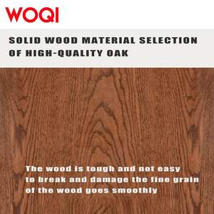 Silla Plegable para Exteriores Woqi, Negra, con Marco de Madera y Aluminio, Silla Portátil para Jardín - Product Image 3