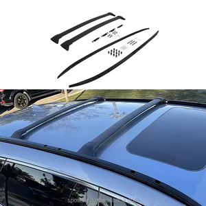 Barres De Toit Transversales Aluminium Noir Pour Mazda CX-5 (2017-2021) - Capacité 75 Kg, Pour Rails Surélevés