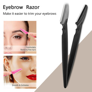 Recortador de Cejas de Acero Inoxidable Personalizado de 14.6 cm con Hoja Inclinada, Herramienta de Maquillaje para Dar Forma a las Cejas - Product Image 5