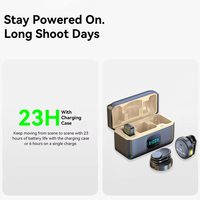Q8 étui de charge magnétique Mini pince USB Pro Mobile Mikrofon 2.4G Mike sans fil Lavalier caméra collier Microphone pour Smartphone