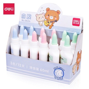 Pegamento Blanco Deli 60ml Para Manualidades Infantiles y Uso en Clases de Arte - Product Image 2