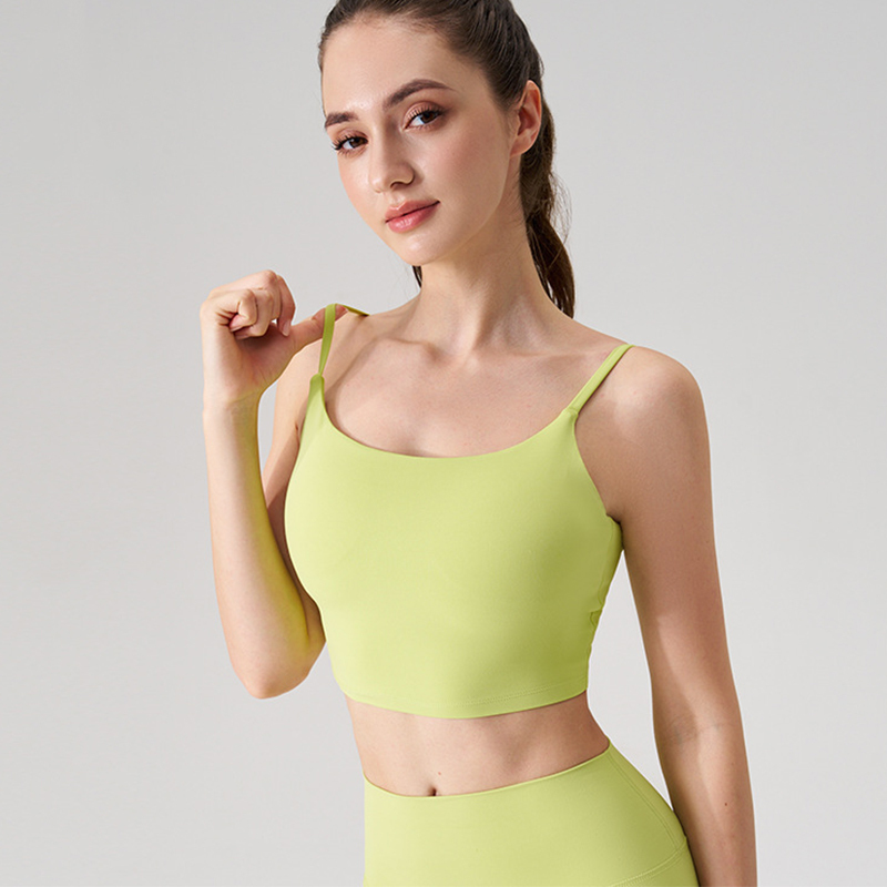 XW-WX316 New Best-Selling High Quality U Neck Padded Backless Bra Support Gym Activewear Fitness Women's Sports Yoga Bra