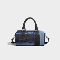 Nouveau Sacs à Bandoulière pour Femmes, Sac Fourre-Tout Matelassé Tendance en Jean Denim, Sac à Main pour Femmes