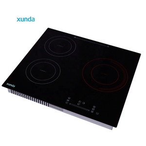 Cuisinière électrique combinée Xunda, <span class=keywords><strong>plaque</strong></span> à <span class=keywords><strong>induction</strong></span> intelligente, commande tactile, panneau en céramique pour la cuisine à domicile, cuisinière à <span class=keywords><strong>induction</strong></span> - Product Image 3