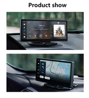 Zimtop 4K 10.26 "GPS Navigator Voiture DVR Sans Fil Carplay Android Auto Dashcam 1080P Avant Arrière Double GPS Caméras Voix