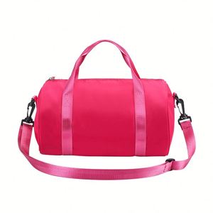 Sac de sport pliable à fermeture éclair en nylon de haute qualité avec logo personnalisé imprimé, grande capacité pour le yoga et la remise en forme - Product Image 4