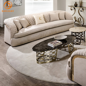 Ensemble de sièges arabes modulaires modernes de luxe sur mesure en velours blanc pour majlis arabe, ensemble bas au sol - Product Image 4